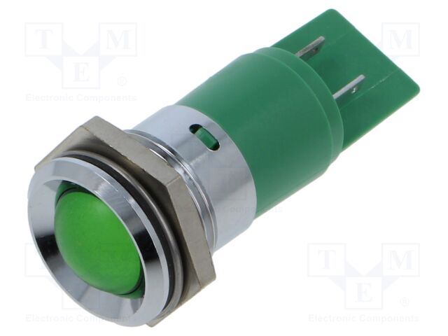 Indicator: LED; green; 24VDC; 24VAC