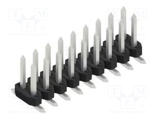 Connector: pin strips; pin header; male; PIN: 18; 2mm; SMT; 2x9; 100V