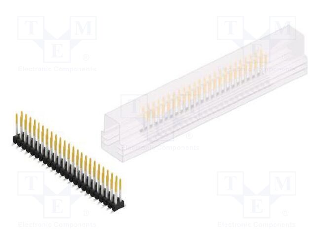 Connector: pin strips; pin header; male; PIN: 48; 2.54mm; SMT; 2x24