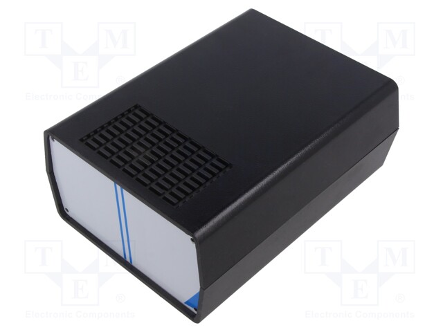 Enclosure: with panel; vented,PCB is fastened in guides; KL