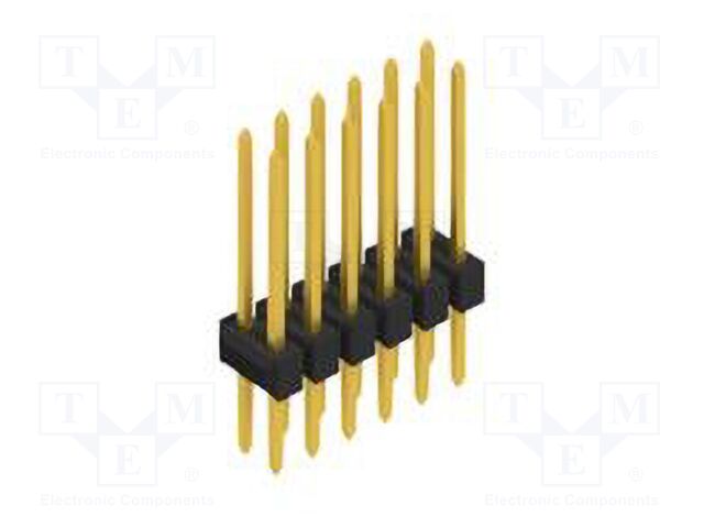 Connector: pin strips; pin header; male; PIN: 12; 2.54mm; THT; 2x6