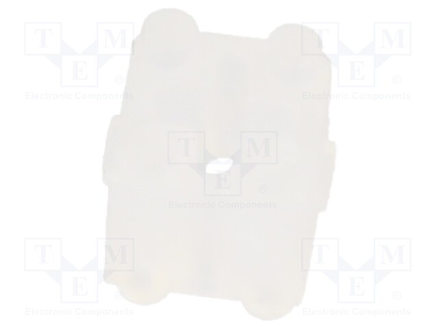 Spacer sleeve; LED; ØLED: 3mm,5mm; L: 5.1mm; natural; UL94V-2