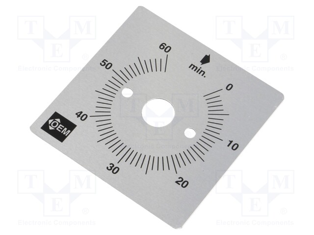 Scale for mechanical timer; Application: MI2R