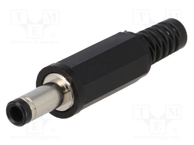 Plug; DC supply; female; 4/1,7mm; with strain relief; for cable