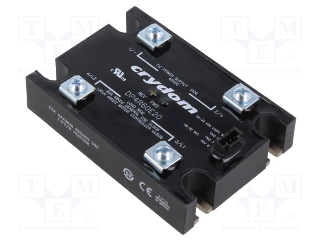 Relay: solid state; Ucntrl: 18÷32VDC; 20A; 1÷48VDC; Series: DP; IP00