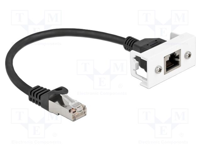 Easy 45; RJ45 socket,RJ45 plug; on panel,in housing,push-in