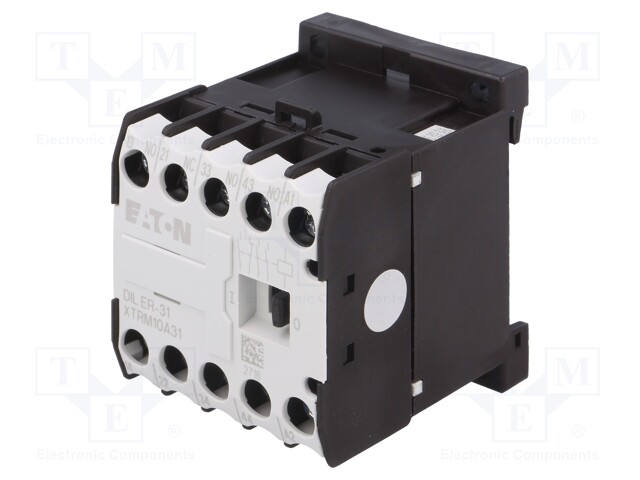 Contactor: 4-pole; NC + NO x3; 230VAC; 6A; DIN,on panel; DILER