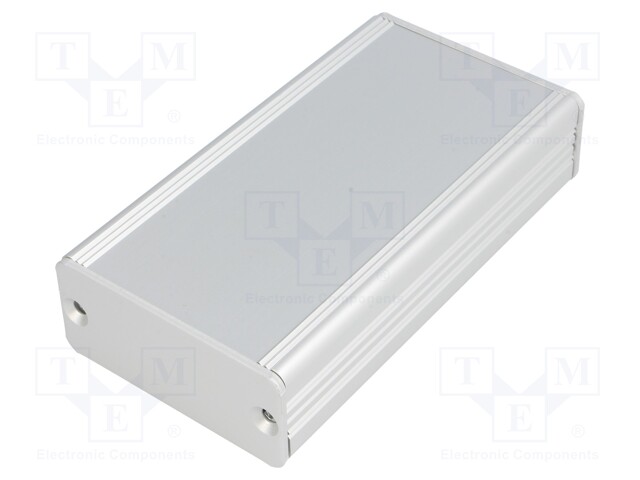 Enclosure: with panel; AKG; X: 55mm; Y: 100mm; Z: 24mm; aluminium