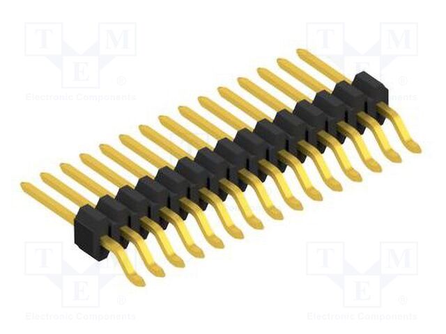 Connector: pin strips; pin header; male; PIN: 15; 1.27mm; SMT; 1x15