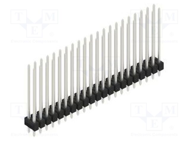 Connector: pin strips; pin header; male; PIN: 42; 2.54mm; THT; 2x21