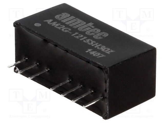 Converter: DC/DC; 2W; Uin: 9÷18V; 15VDC; Iout: 133mA; SIP8; 3.96g