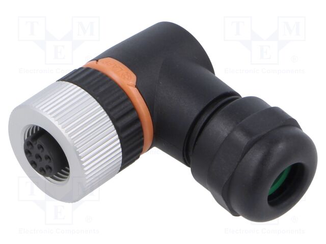 Connector: M12; plug; PIN: 8; female; A code-DeviceNet / CANopen