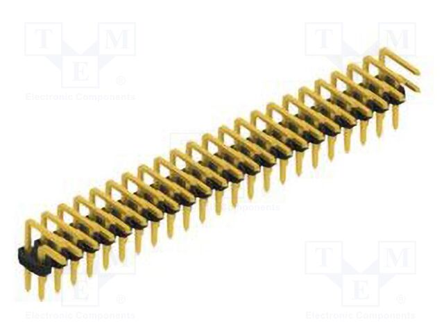 Connector: pin strips; pin header; male; PIN: 46; 2mm; THT; 2x23