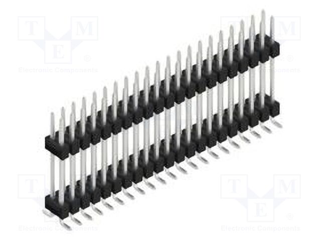 Connector: pin strips; pin header; male; PIN: 42; 2.54mm; SMT; 2x21