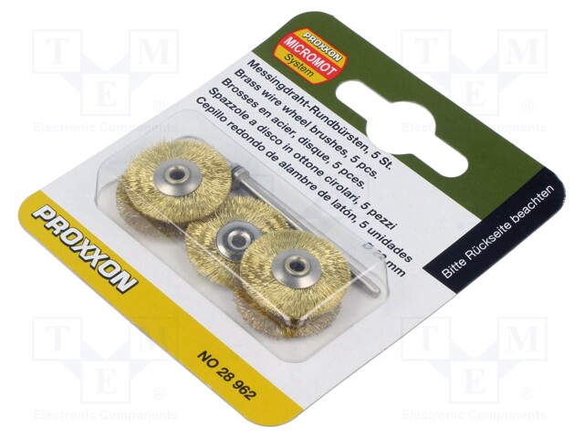 Brush; 22mm; Ø: 2.35mm; Kit: mounting mandrel; 5pcs.