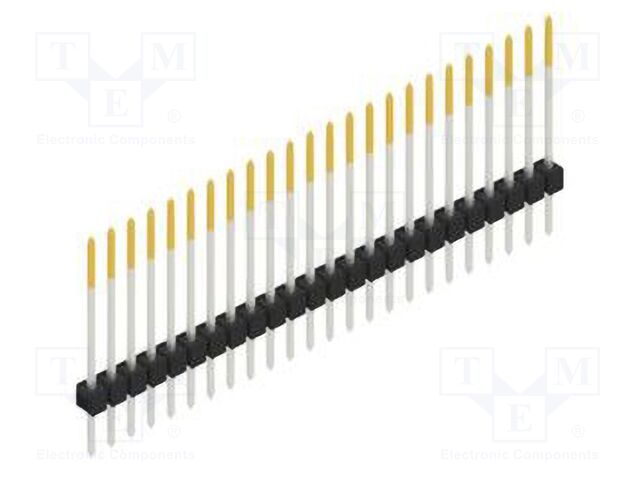 Connector: pin strips; pin header; male; PIN: 24; 2.54mm; THT; 1x24