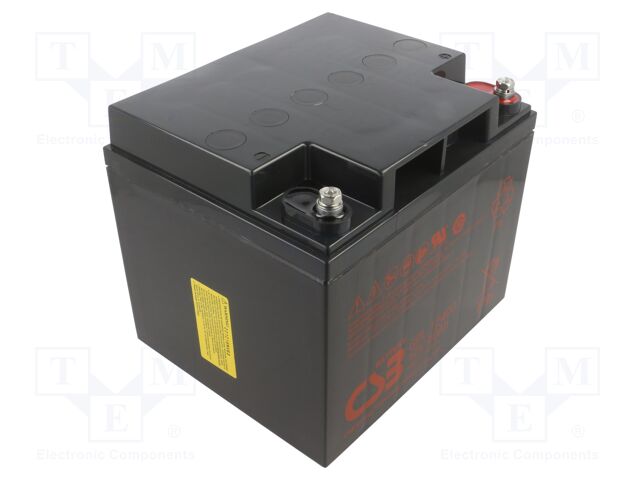 Re-battery: acid-lead; 12V; 40Ah; AGM; maintenance-free