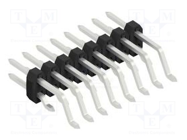 Connector: pin strips; pin header; male; PIN: 16; 2mm; SMT; 2x8; 100V