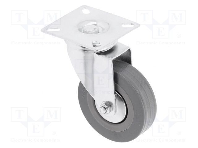 Furniture wheel; Ø: 75mm; without rest position