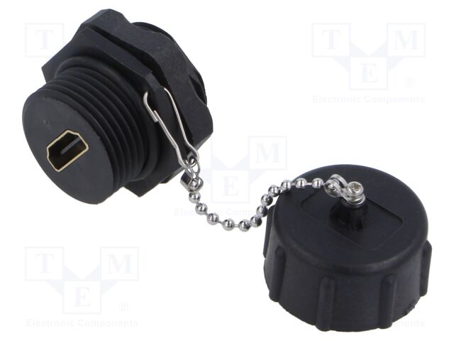 EURO, HDMI connector Waterproof HDMI Industrial Coupler