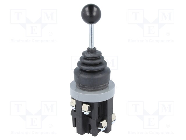 Joystick; Stabl.pos: 4; DC load @R: 2.2A/110VDC; -20÷50°C; Ø30mm