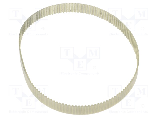 Timing belt; T2.5; W: 10mm; H: 1.3mm; Lw: 330mm; Tooth height: 0.7mm