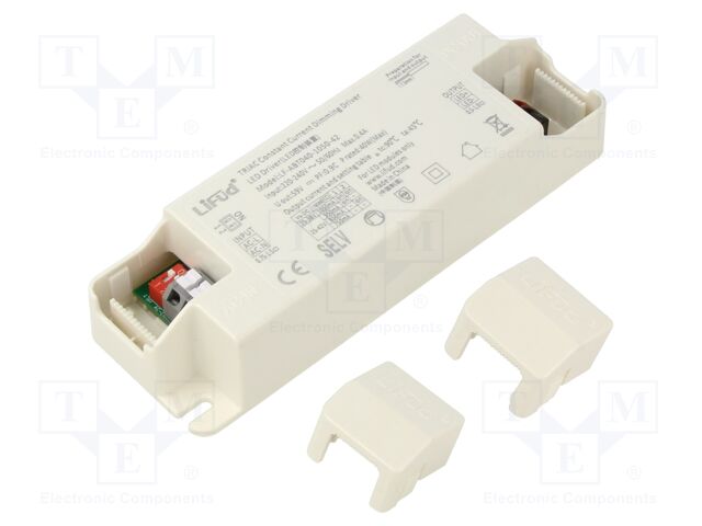 Power supply: switching; LED; 40W; 180÷264VDC; 220÷240VAC; IP20