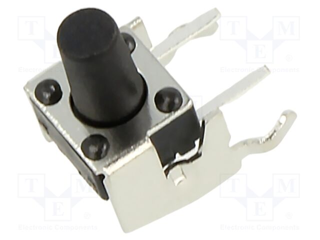 Microswitch TACT; SPST; Pos: 2; 0.1A/30VDC; THT; 2.55N; 8mm; round