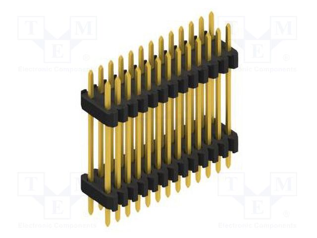 Connector: pin strips; pin header; male; PIN: 26; 1.27mm; THT; 2x13