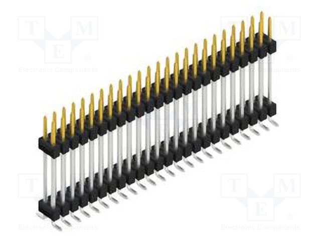 Connector: pin strips; pin header; male; PIN: 48; 2.54mm; SMT; 2x24