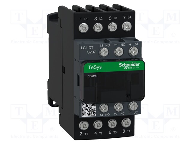 Contactor: 4-pole; NO x4; Auxiliary contacts: NC + NO; 72VDC; 40A