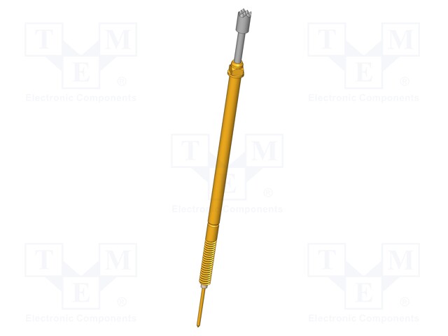 Test needle; Maksimum spring compression: 5mm; 3A; Contacts: CuBe