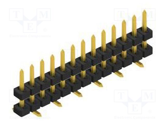 Connector: pin strips; pin header; male; PIN: 13; 2mm; SMT; 1x13