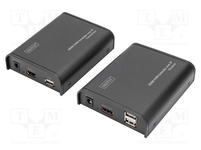 Device: KVM switch; black; Interface: 10/100/1000Mbps; Cat: 5,5e,6