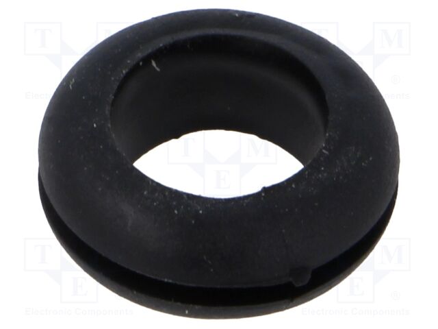 Grommet; black; UL94HB; TPR