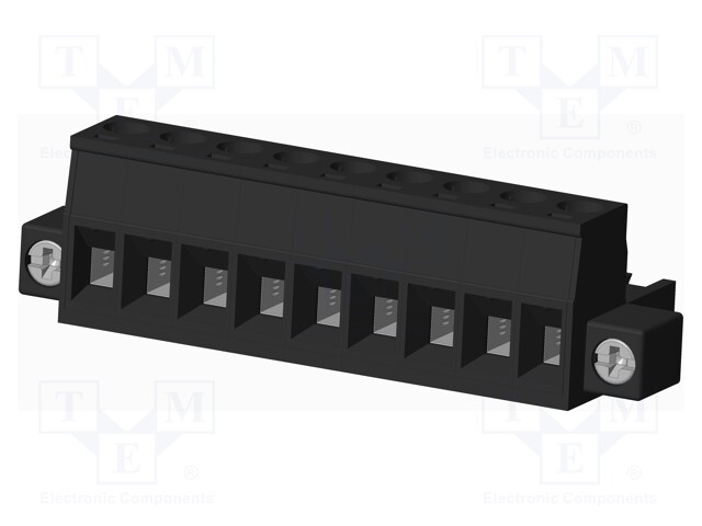 Connector: pluggable terminal block; plug; female; straight; 5mm