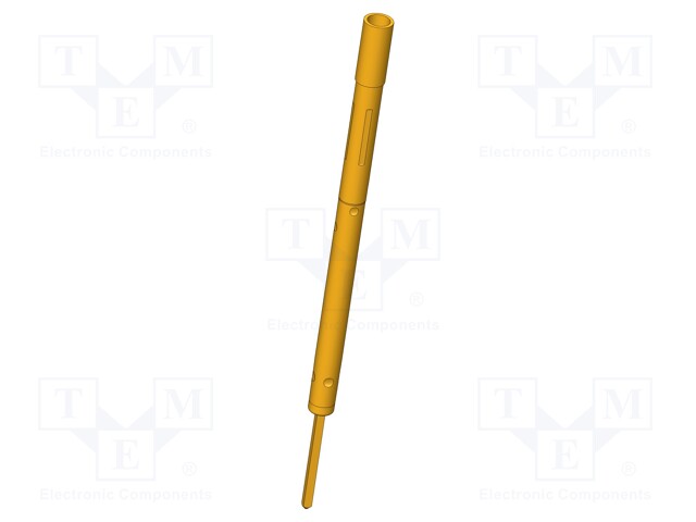 Test probe socket; Contact plating: gold-plated; on cable; 41mm
