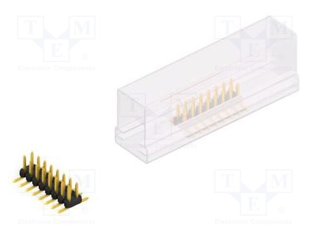 Connector: pin strips; pin header; male; PIN: 16; 2mm; SMT; 2x8; 100V