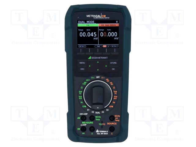 Multimeter calibrator; Bluetooth,USB (option); LCD TFT 3,5"