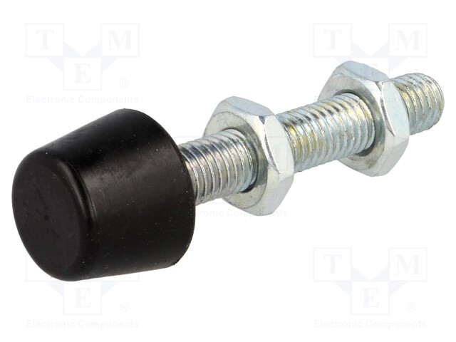 Clamping bolt; Thread: M10; Base dia: 20mm; Kind of tip: flat