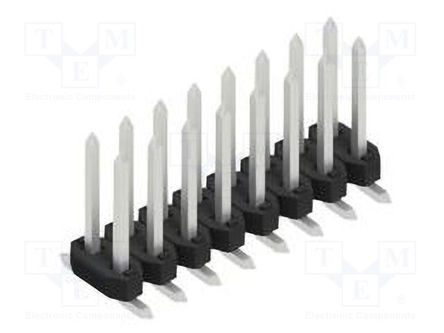 Connector: pin strips; pin header; male; PIN: 16; 2mm; SMT; 2x8; 100V