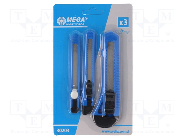 Knife; universal; Pcs: 3