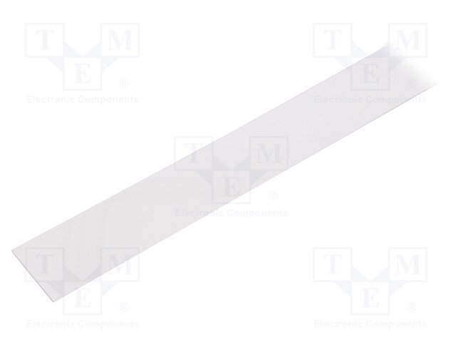 Cover for LED profiles; transparent; 2m; V: G; slide