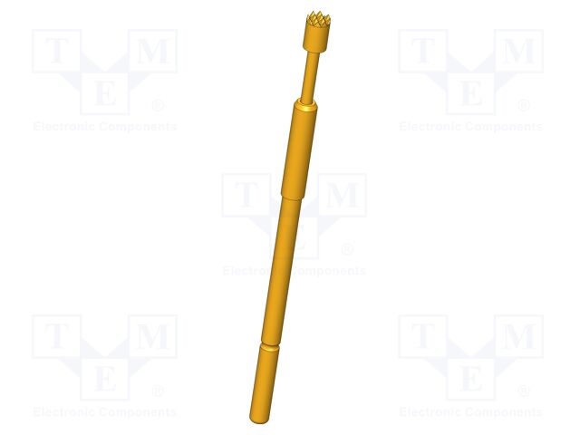 Test needle; Operational spring compression: 4mm; 8A; Ø: 2mm; 5N
