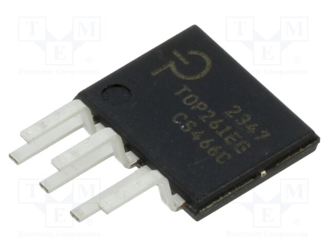 PMIC; AC/DC switcher,SMPS controller; 59.4÷72.6kHz; eSIP-7C