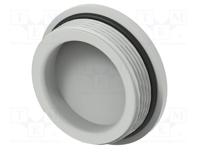 Stopper; polyamide; light grey; IP68; Entrelec; Gland: M40; 10mm