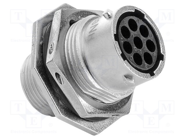 Connector: circular; Series: RT360; socket,plug; female; PIN: 8