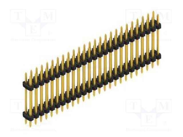 Connector: pin strips; pin header; male; PIN: 50; 2mm; THT; 2x25