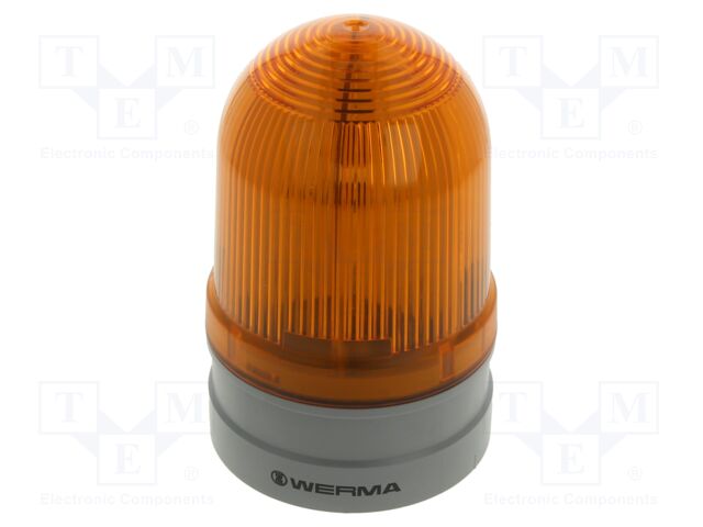 Signaller: lighting; rotating light; orange; 12÷24VDC; 12÷24VAC