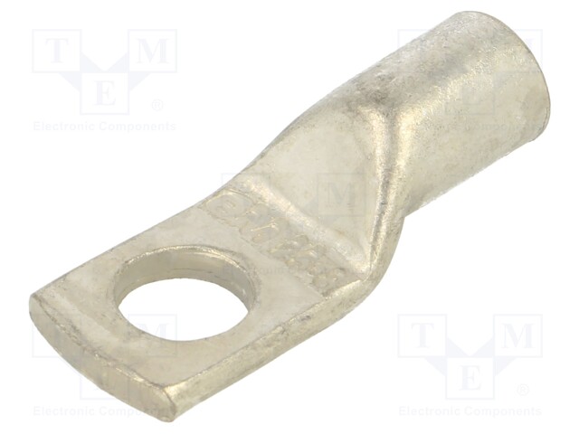 Tip: ring tube; M8; 25mm2; crimped; for cable; tinned; copper; 4AWG